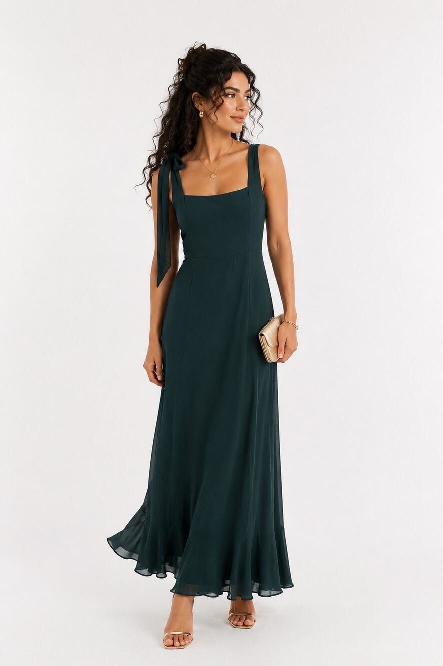 NWT Show Me Your Mumu Wedding A-Line Maxi Dress Women’s Large Emerald Green